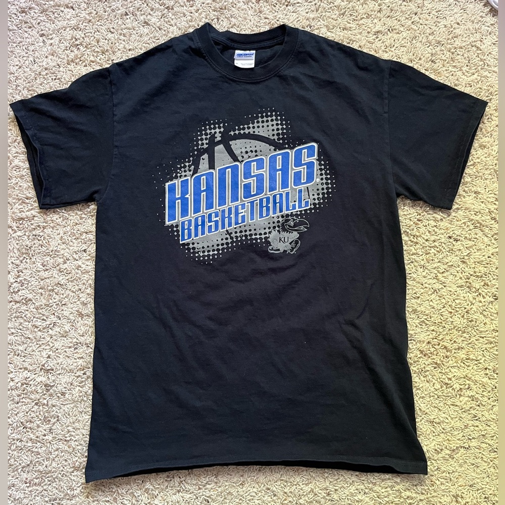 Kansas Jayhawks basketball tee